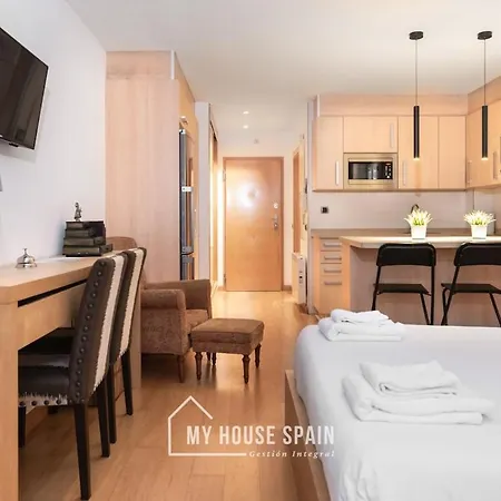 شقة Myhousespain - Estudio Junto A Playa San Lorenzo خيخون